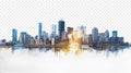 boston view city skyline Royalty Free Stock Photo