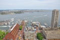 Boston Waterfront, Long Wharf, Massachusetts, USA Royalty Free Stock Photo