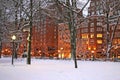 Boston Winter Royalty Free Stock Photo