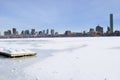 Boston Winter Skyline Royalty Free Stock Photo