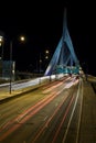 Boston Zakim Bridge 1 Royalty Free Stock Photo