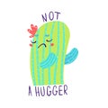 Not a hugger cactus Royalty Free Stock Photo