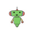 Cute robot icon