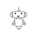 Cute robot icon