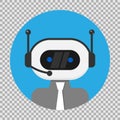 Bot icon. Chatbot icon concept. Vector illustration. Royalty Free Stock Photo