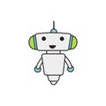 Cute robot icon