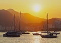 Botafogo Bay in Rio de Janeiro Royalty Free Stock Photo