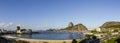 Botafogo beach and Sugar Loaf hill Royalty Free Stock Photo