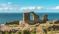 Botallack Tin mines in Cornwall Uk England. Royalty Free Stock Photo