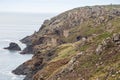 Botallack Tin mines in Cornwall Uk England Royalty Free Stock Photo