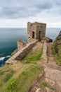 Botallack Tin mines in Cornwall Uk England Royalty Free Stock Photo