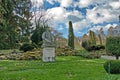 Alexandru Borza statue and forest section