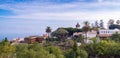 Botanic garden with a 1000 year old dragon tree Drago Millenario in Icod de lod Vinos, Tenerife Royalty Free Stock Photo