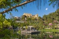 The Botanic Gardens of Trauttmansdorff Castle, Merano, south tyrol, Italy,