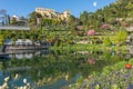 The Botanic Gardens of Trauttmansdorff Castle, Merano, south tyrol, Italy,