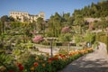 The Botanic Gardens of Trauttmansdorff Castle, Merano, south tyrol, Italy,