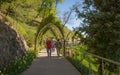 The Botanic Gardens of Trauttmansdorff Castle, Merano, south tyrol, Italy,