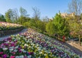 The Botanic Gardens of Trauttmansdorff Castle, Merano, south tyrol, Italy,