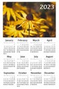 Botanical calendar for 2023