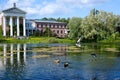 MOSCOW, RUSSIA-May 30, 2018. Botanical Garden named after N.V. Tsitsina in Moscow.