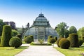 Botanical garden near Schonbrunn palace in Vienna Royalty Free Stock Photo