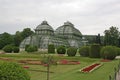Botanical garden near Schonbrunn palace in Vienna Royalty Free Stock Photo