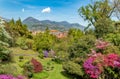 Botanical garden of Villa Taranto in spring, Pallanza, Verbania, Italy.