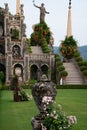 Botanical gardens, Borromeo palace, Isola bella. Royalty Free Stock Photo