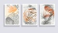 Botanical wall art vector set