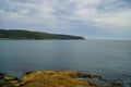 The rocky beach of  Botany bay in Sydney Royalty Free Stock Photo