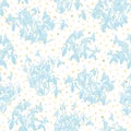 Botany realistic snowdrop spring pattern.