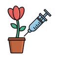 Botany testing Isolated Vector icon that can be easily modified or edited Royalty Free Stock Photo