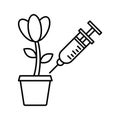 Botany testing Isolated Vector icon that can be easily modified or edited Royalty Free Stock Photo