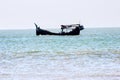 Bote in a dig see at Bangladesh Royalty Free Stock Photo