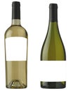 Botellas de vino blanco