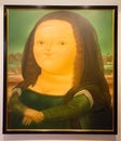 Botero museum picture of Botero entitled Monalisa