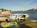 Botes bolivia copacabana Royalty Free Stock Photo