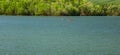 Boaters on Carvins Cove Reservoir Royalty Free Stock Photo