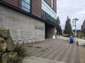 Bothell, WA USA - circa April 2021: View of Discovery Hall and MakerSpace at the University of Washington Bothell campus