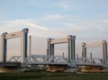 Botlek bridge in the Rotterdam Europoort area