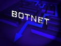 Botnet Illegal Scam Network Fraud 3d Rendering