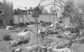 Botswana: A bushmen camp with simple huts at Tsodillo Hills in the Okavango Delta