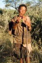 Botswana bushmen Royalty Free Stock Photo