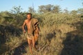 Botswana bushmen Royalty Free Stock Photo
