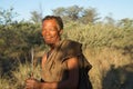 Botswana bushmen Royalty Free Stock Photo