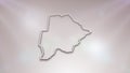 Botswana 3D Map Background
