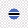 botswana icon sign and symbol. botswana color icon for website design and mobile app development. Simple Element from countrys