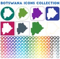 Botswana icons collection.