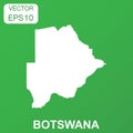 Botswana map icon. Business concept Botswana pictogram. Vector Royalty Free Stock Photo