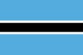 Vector flag of Botswana